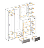 Gusta 4 Hallway Set W210cm