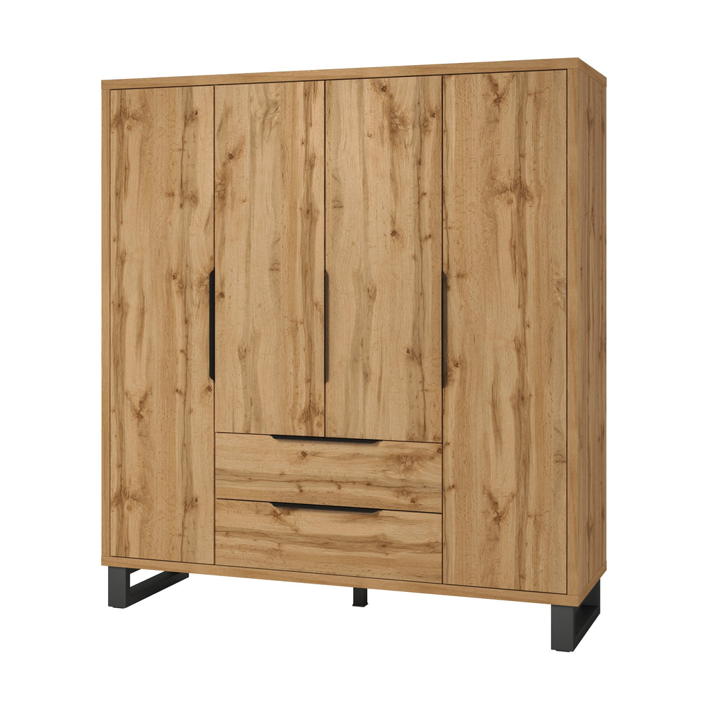 Alin 4 Door 2 Drawer Wardrobe W191cm