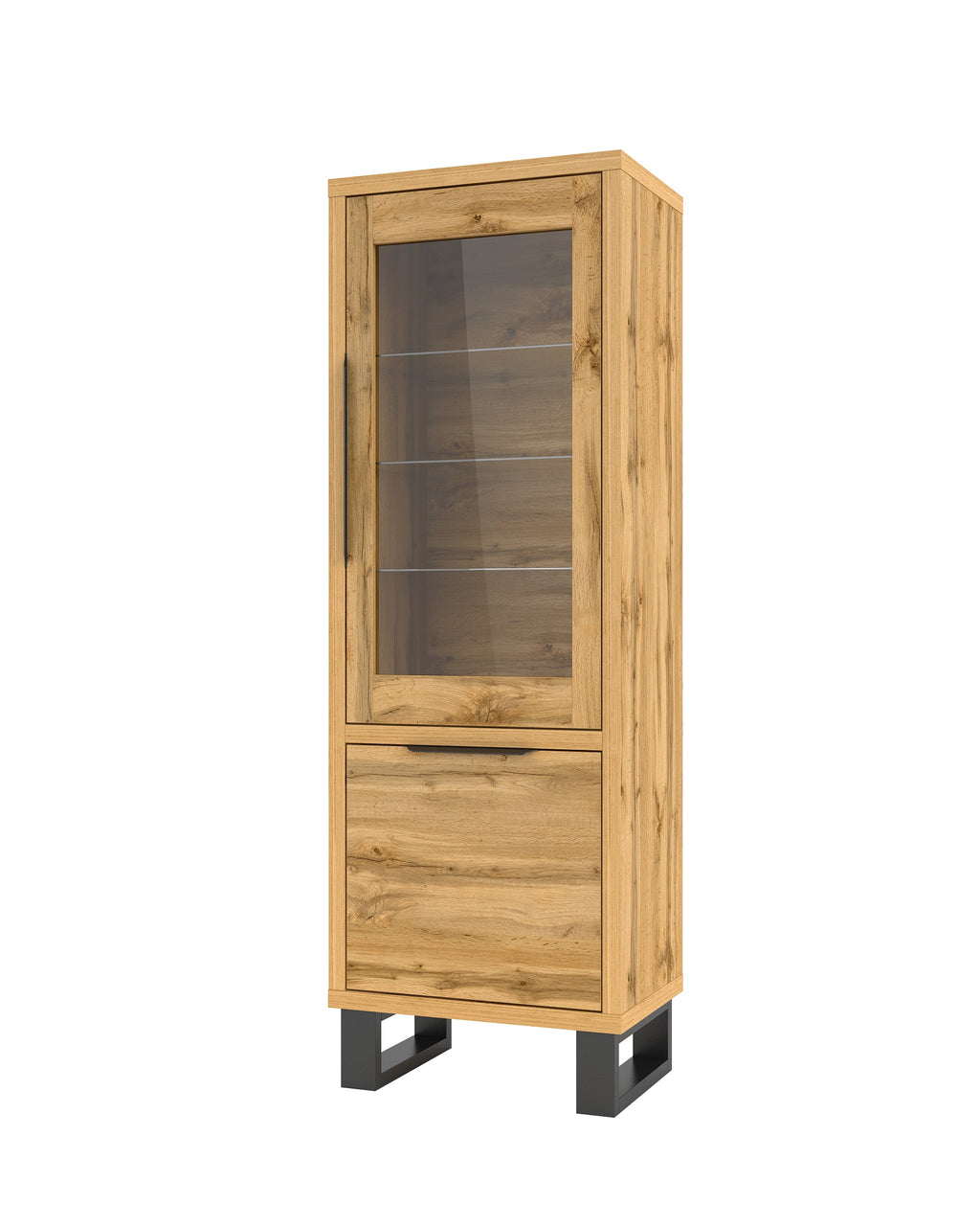 Alin 2 door left/right Slim Display Cabinet W64cm (9)