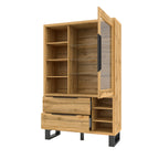 Alin 1 Door 2 Drawer Display Cabinet W120cm (7)