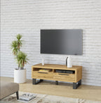 Alin 2 Drawer TV Unit W124cm (1)