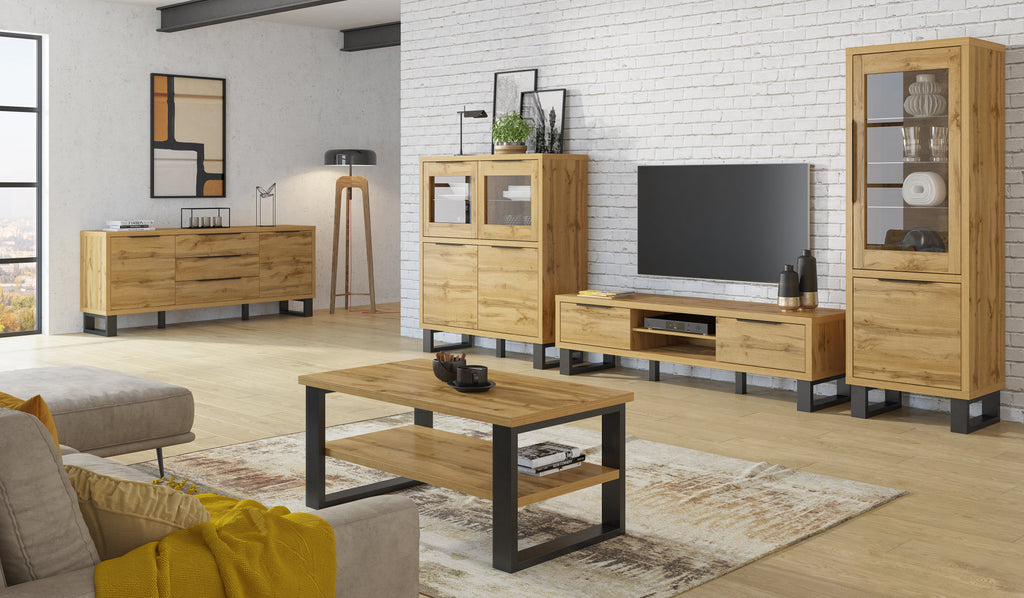 Alin 2 Flip Down Doors TV Unit W180cm (2)