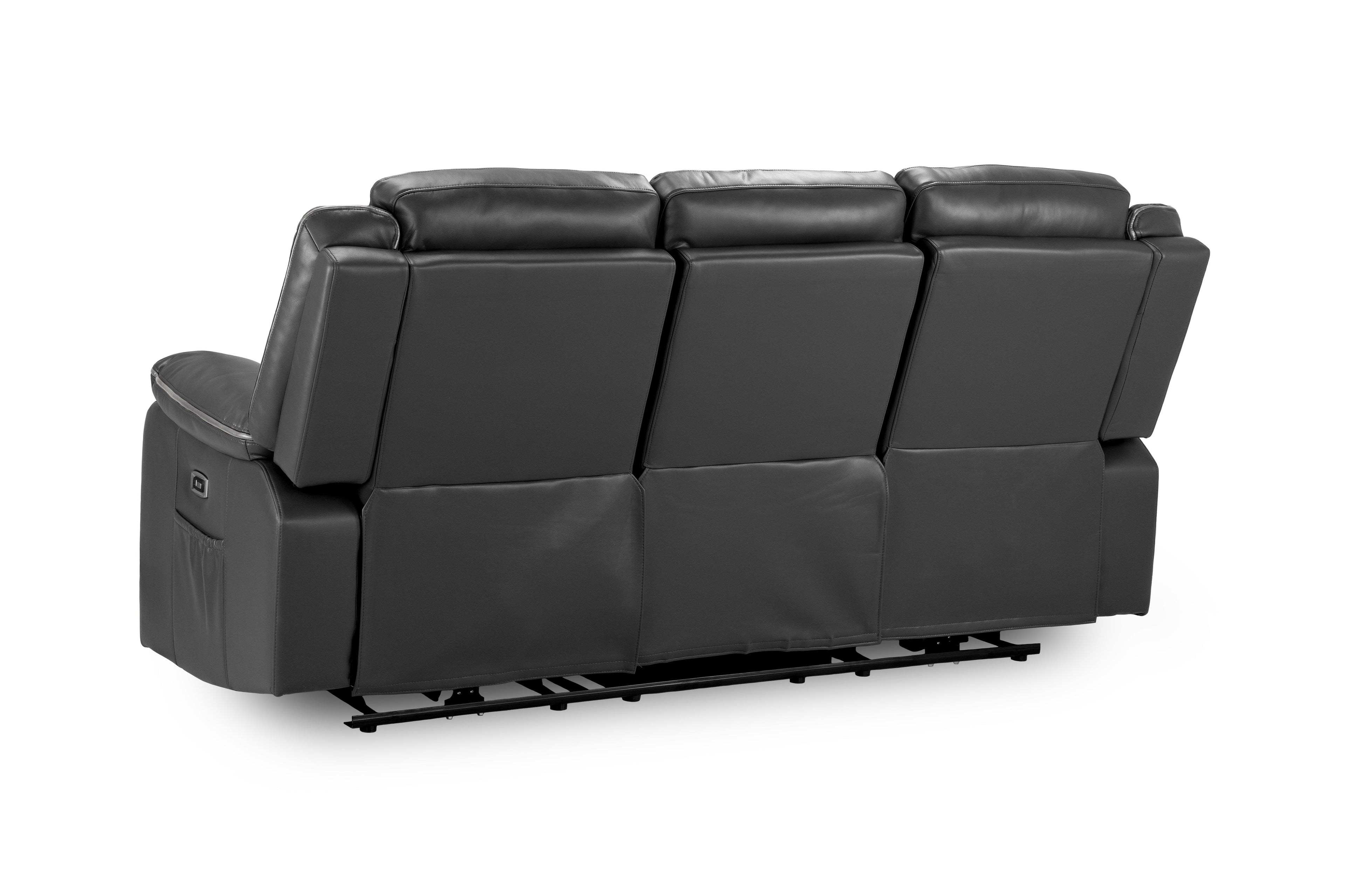 Hudson Electric Recliner 3 Seater Sofa
