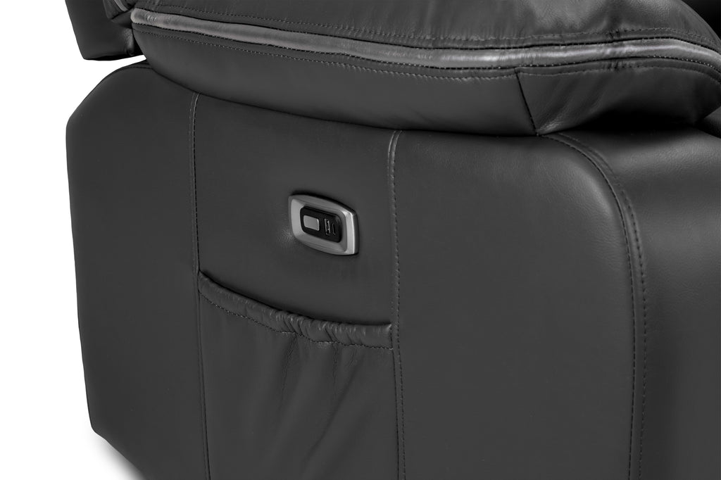 Hudson Electric Recliner 3 Seater Sofa