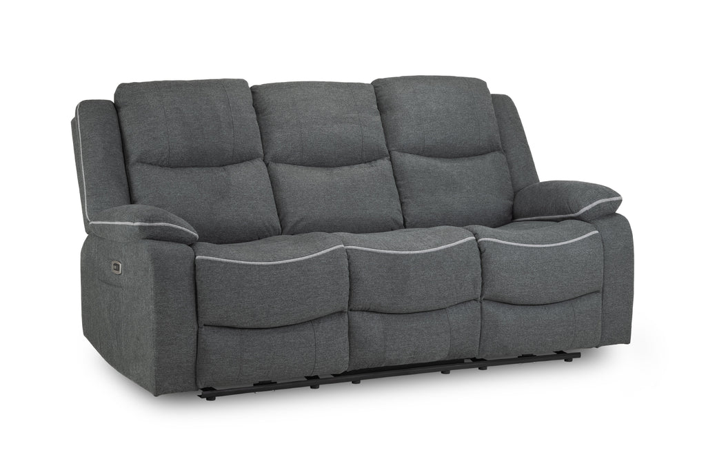 Hudson Electric Recliner 3 Seater Sofa