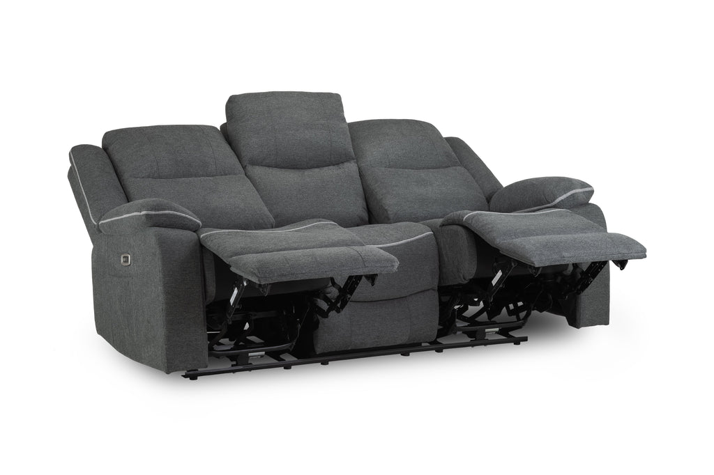 Hudson Electric Recliner 3 Seater Sofa