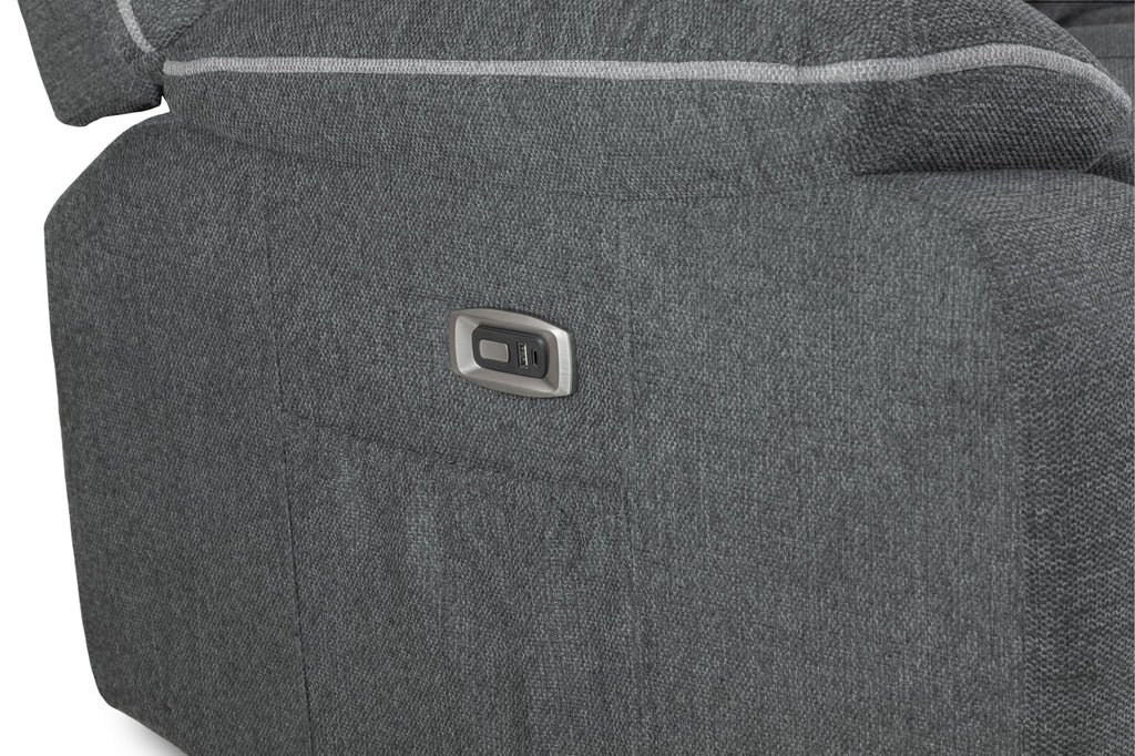 Hudson Electric Recliner 3 Seater Sofa