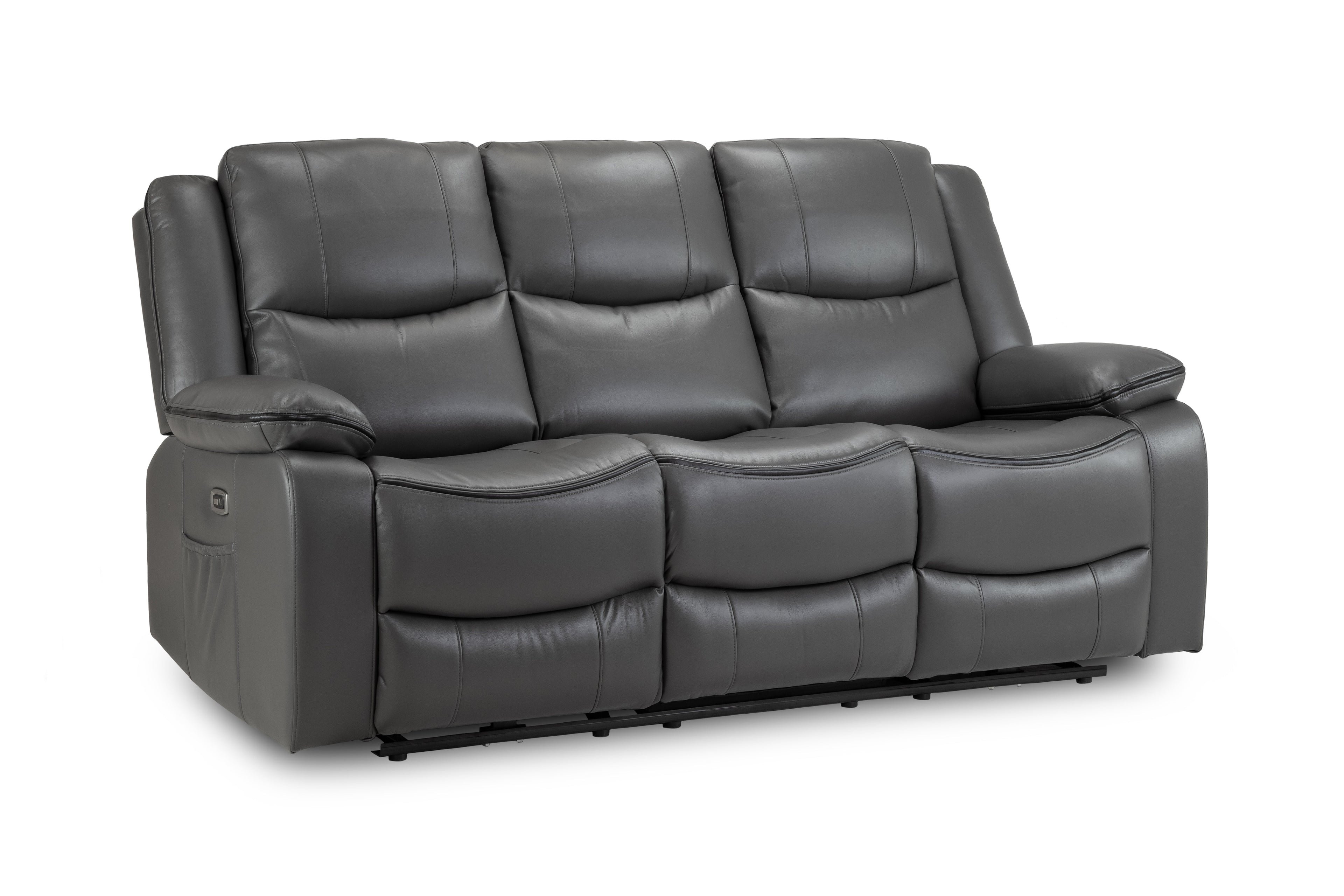 Hudson Electric Recliner 3 Seater Sofa
