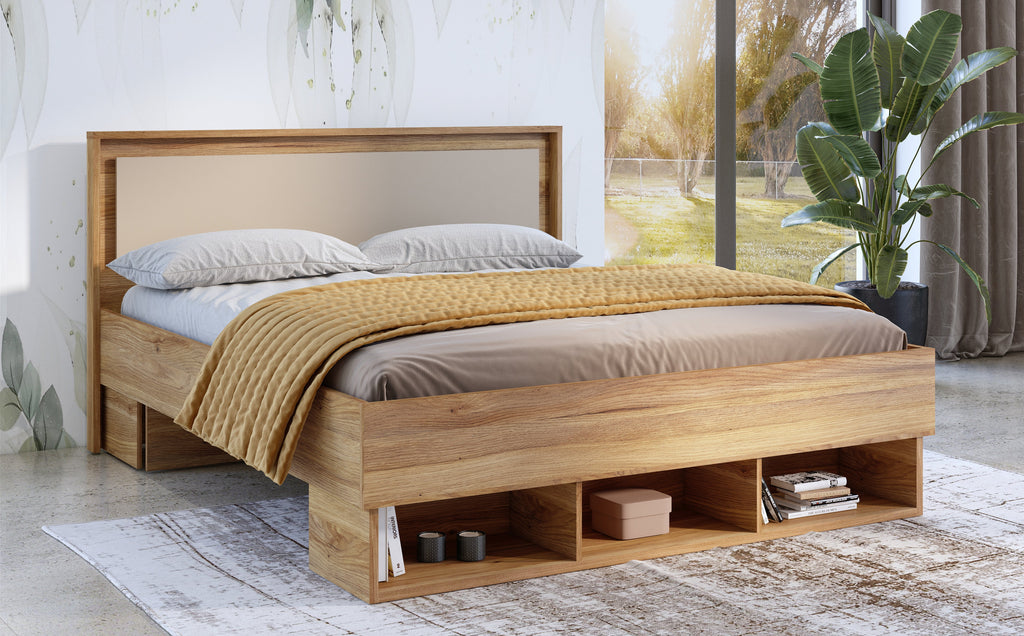 Sima Bed with Drawers as an option [EU Double or EU King]