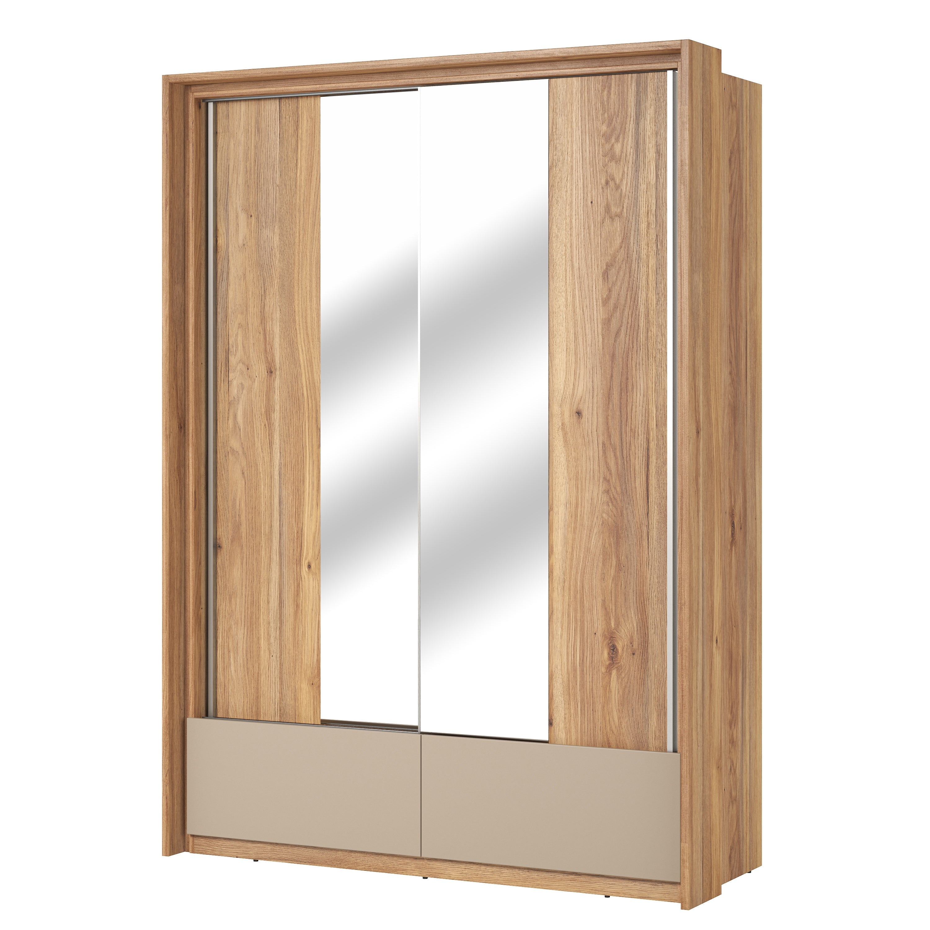 Sima Sliding Door Wardrobe With Drawers W159cm or W210cm