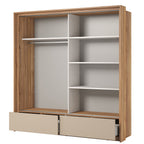 Sima Sliding Door Wardrobe With Drawers W159cm or W210cm