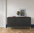 Ridge 3 Drawer 3 Door Sideboard W154cm
