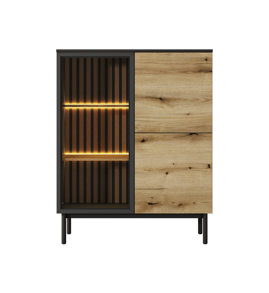 Largo Display Cabinet Short H125cm