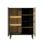 Largo Display Cabinet Short H125cm