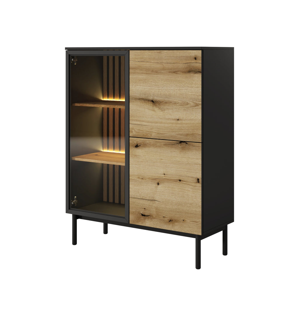 Largo Display Cabinet Short H125cm