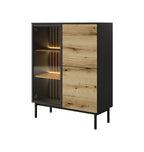 Largo Display Cabinet Short H125cm