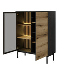 Largo Display Cabinet Short H125cm
