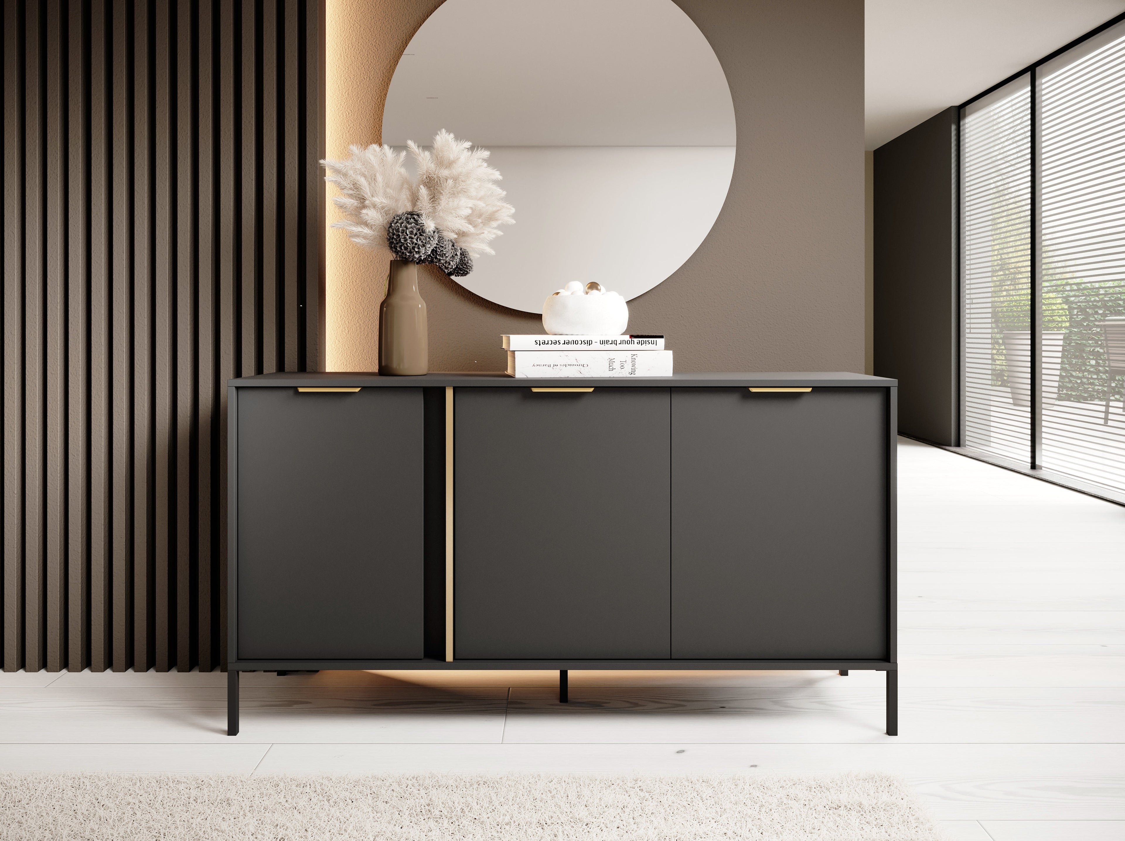 Gala 3 Door Sideboard W153cm