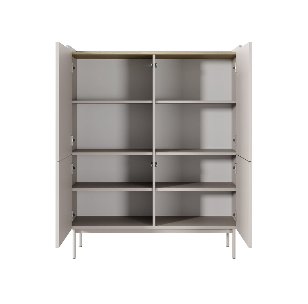 Crema Highboard W103cm