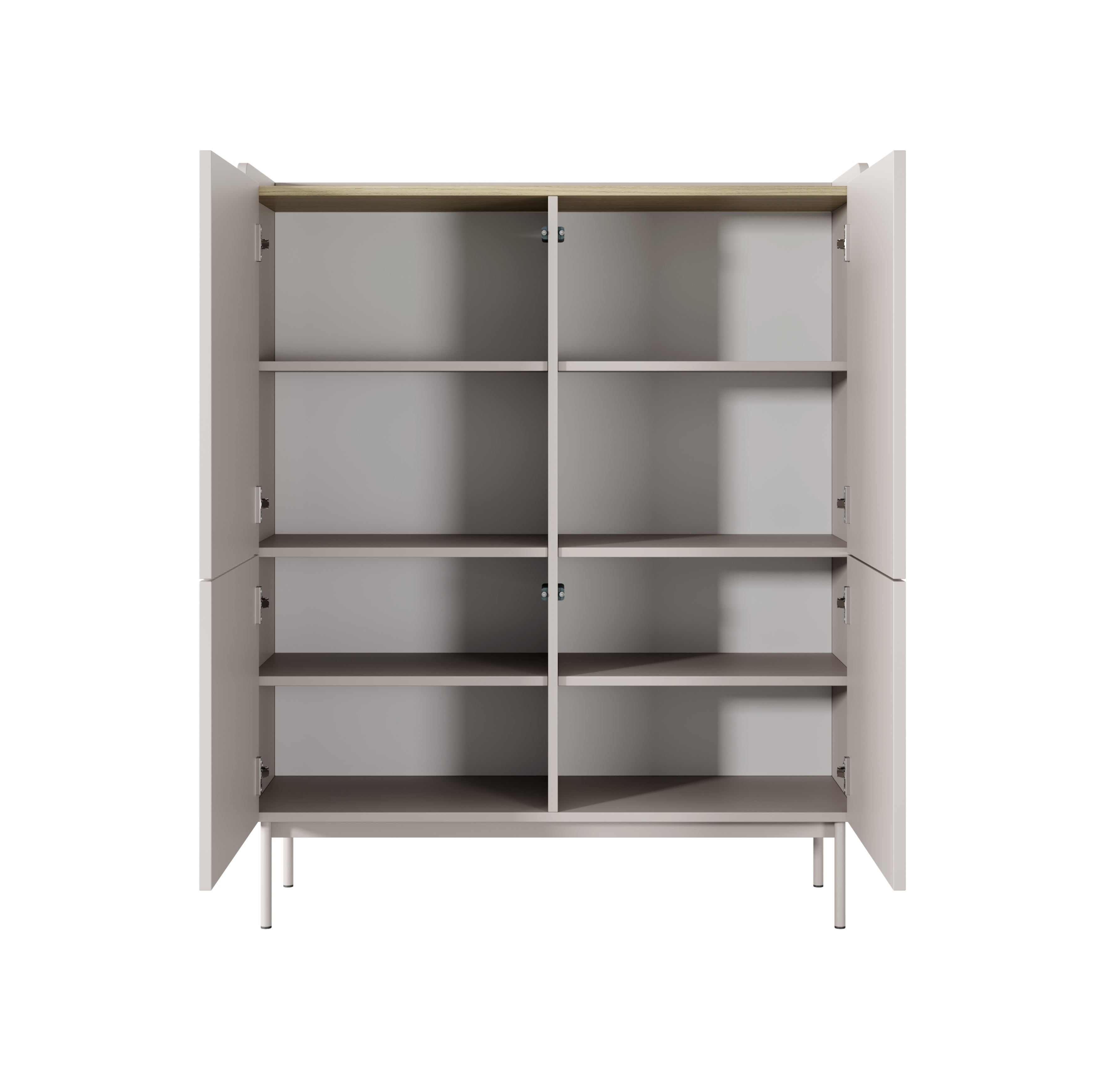Crema Highboard W103cm