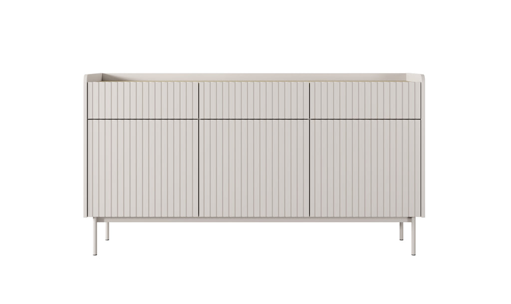 Crema 3 Door 3 Drawer Sideboard W153cm