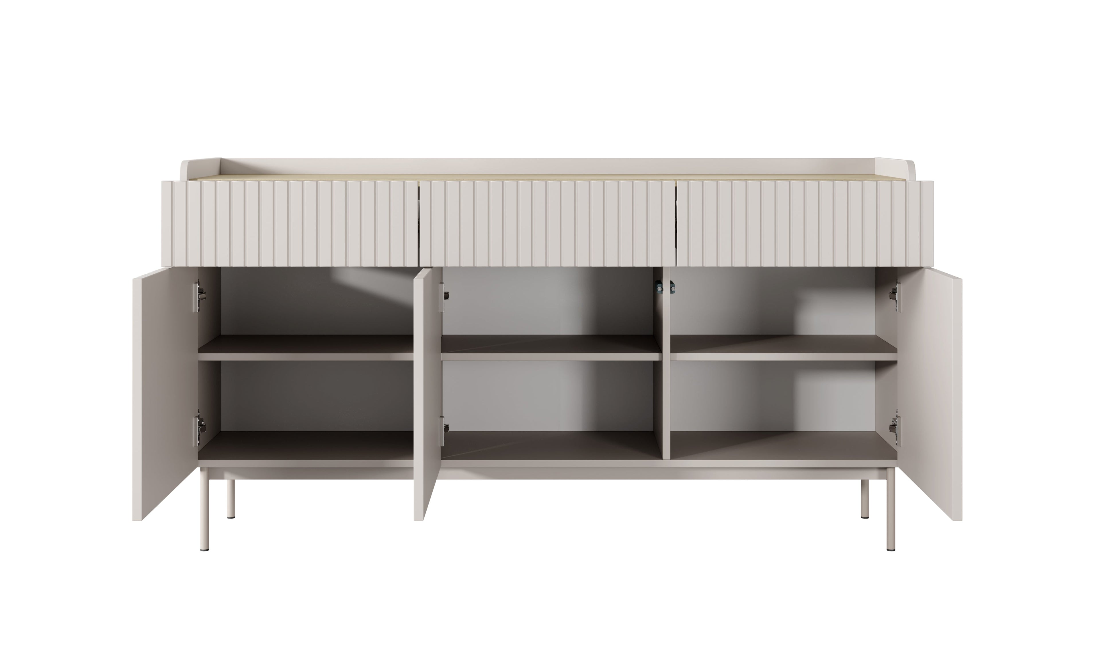 Crema 3 Door 3 Drawer Sideboard W153cm