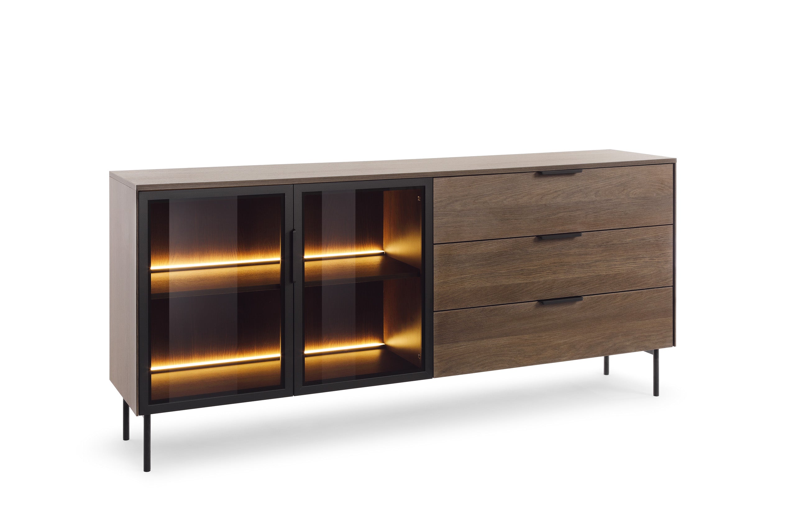 Bright Sideboard with Drawers W181cm
