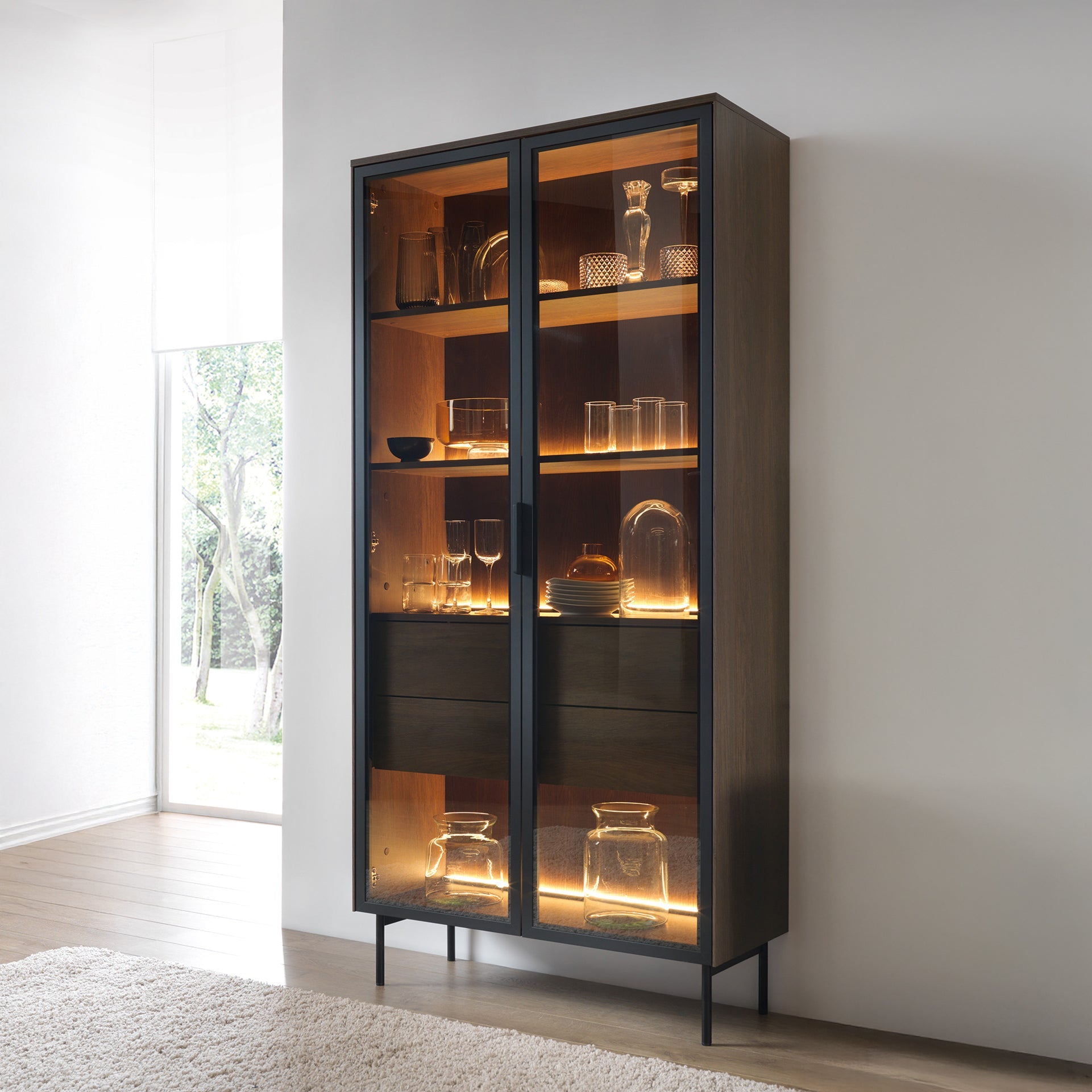 Bright Display Cabinet W92cm