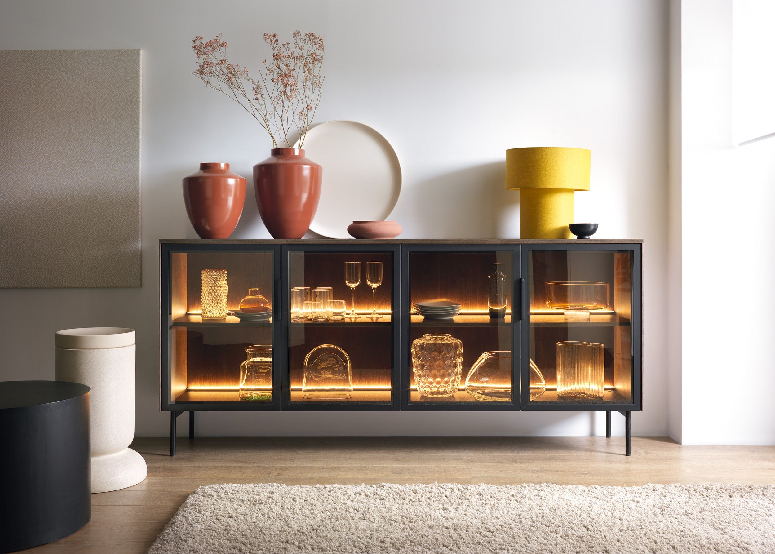 Bright 4 Door Sideboard W181cm