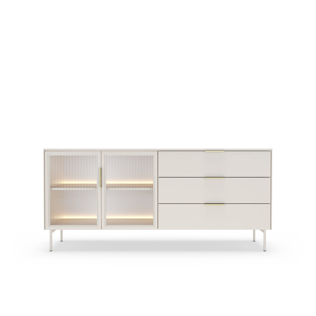 Bright Sideboard with Drawers W181cm