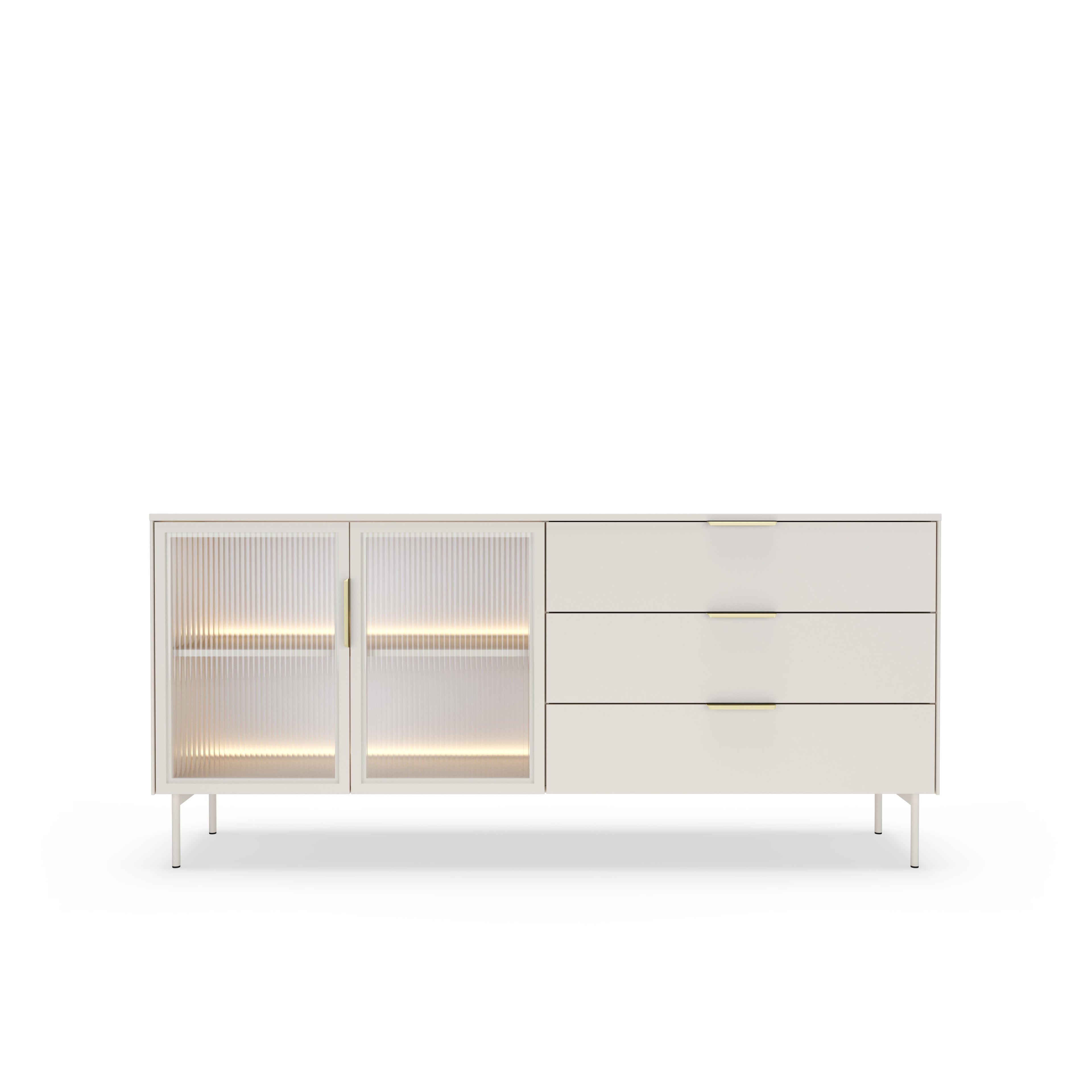 Bright Sideboard with Drawers W181cm