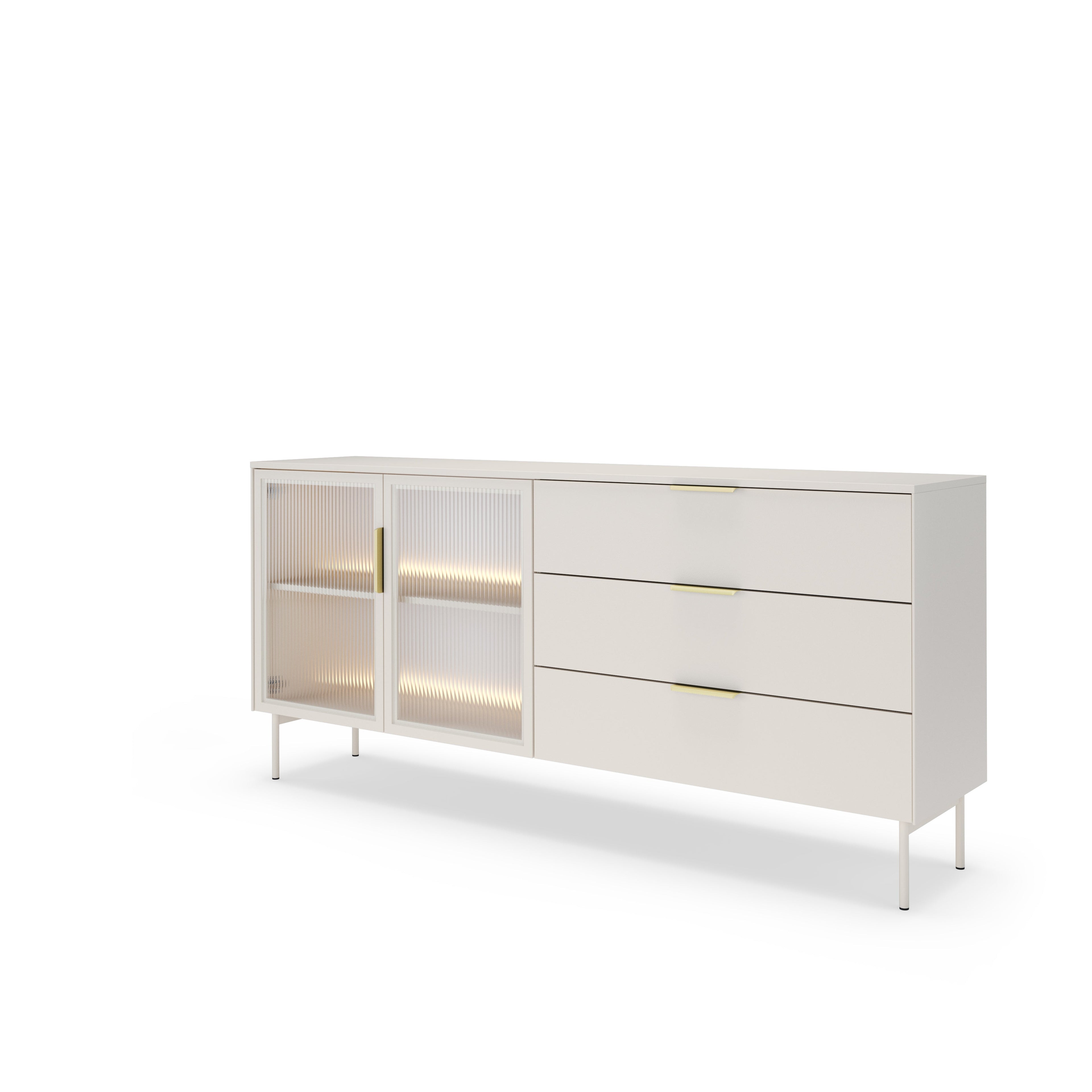Bright Sideboard with Drawers W181cm