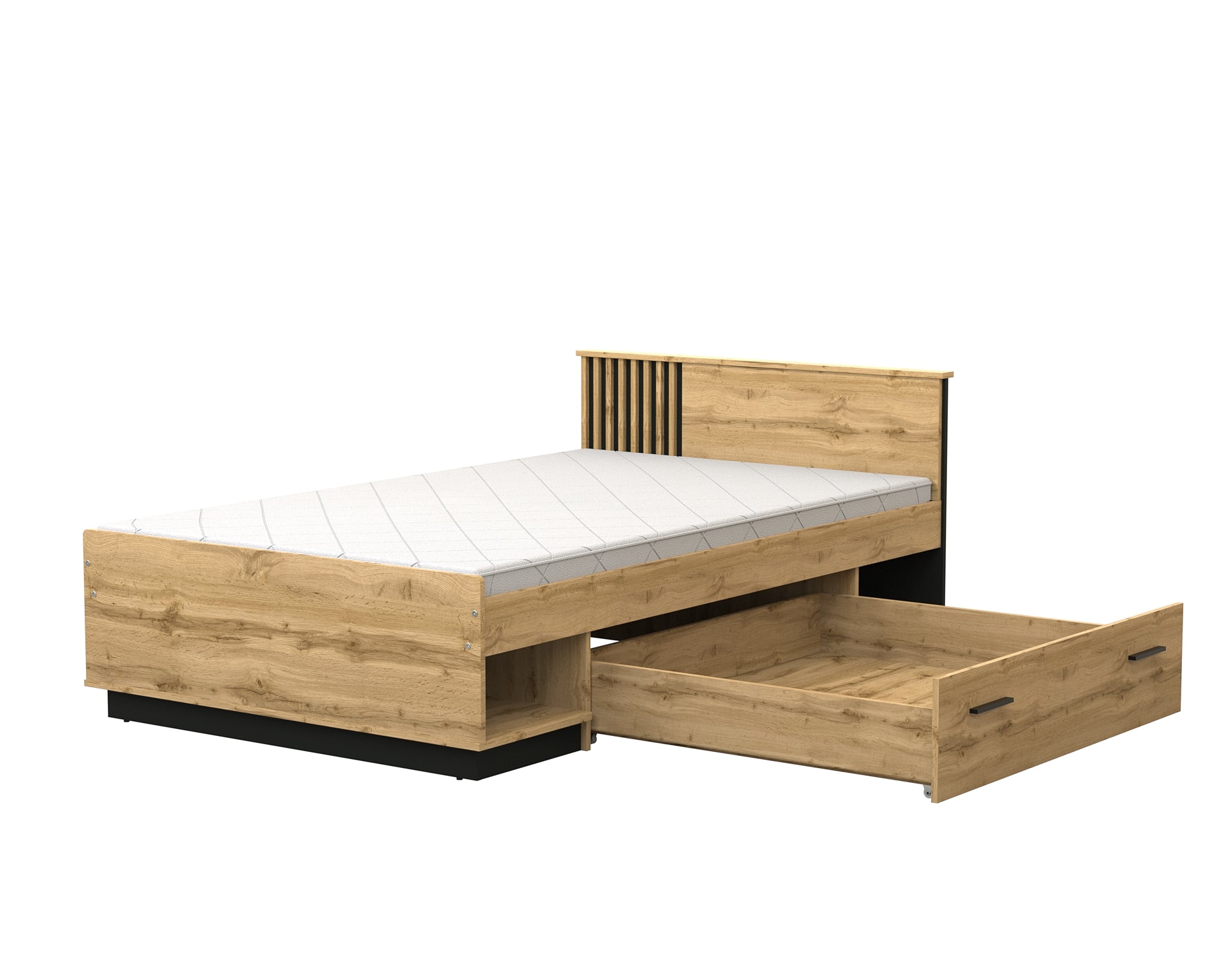 Ella Bed with Drawers [EU Small Double]