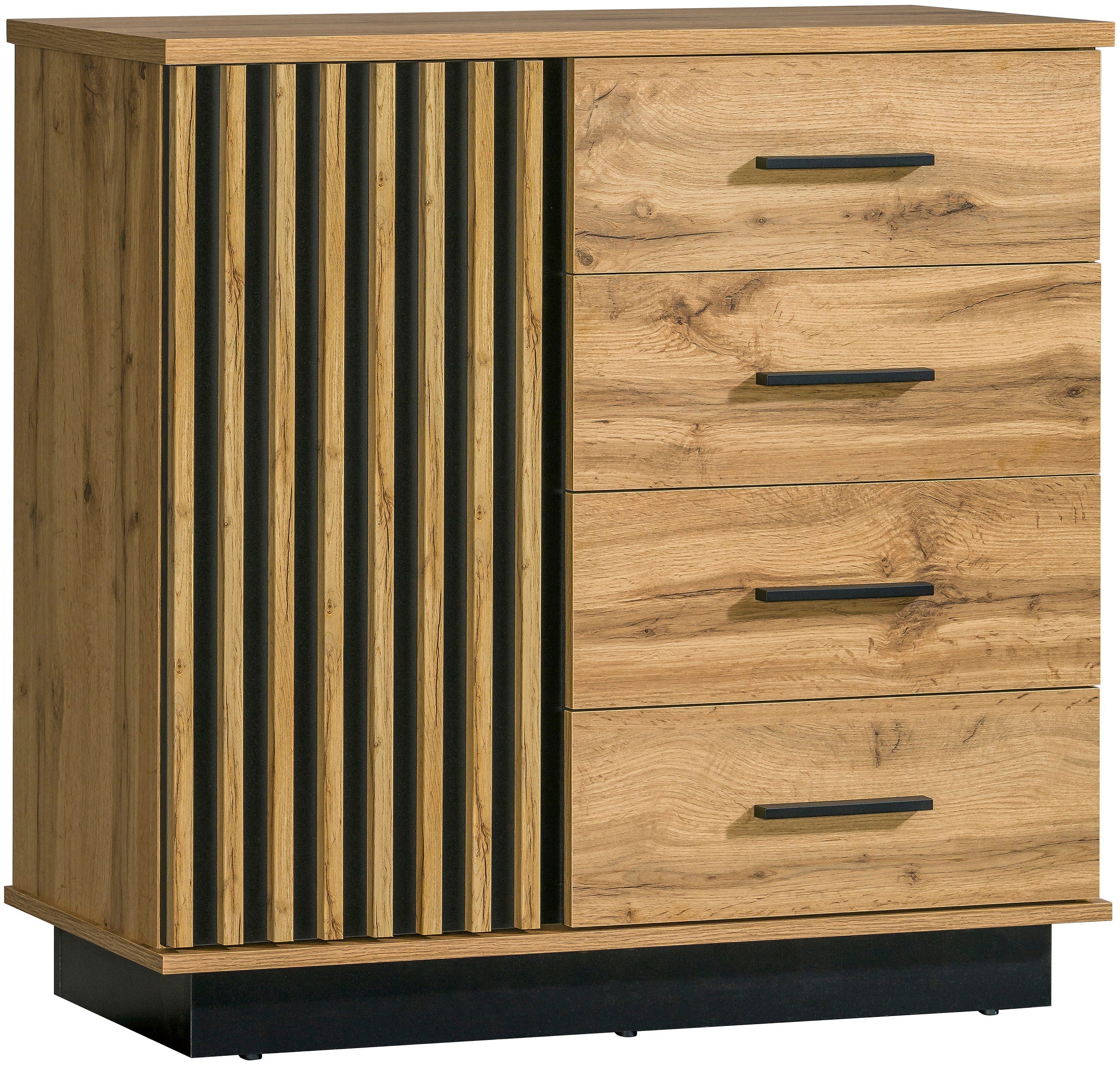 Ella 1 Door Chest of Drawers/Sideboard W90cm