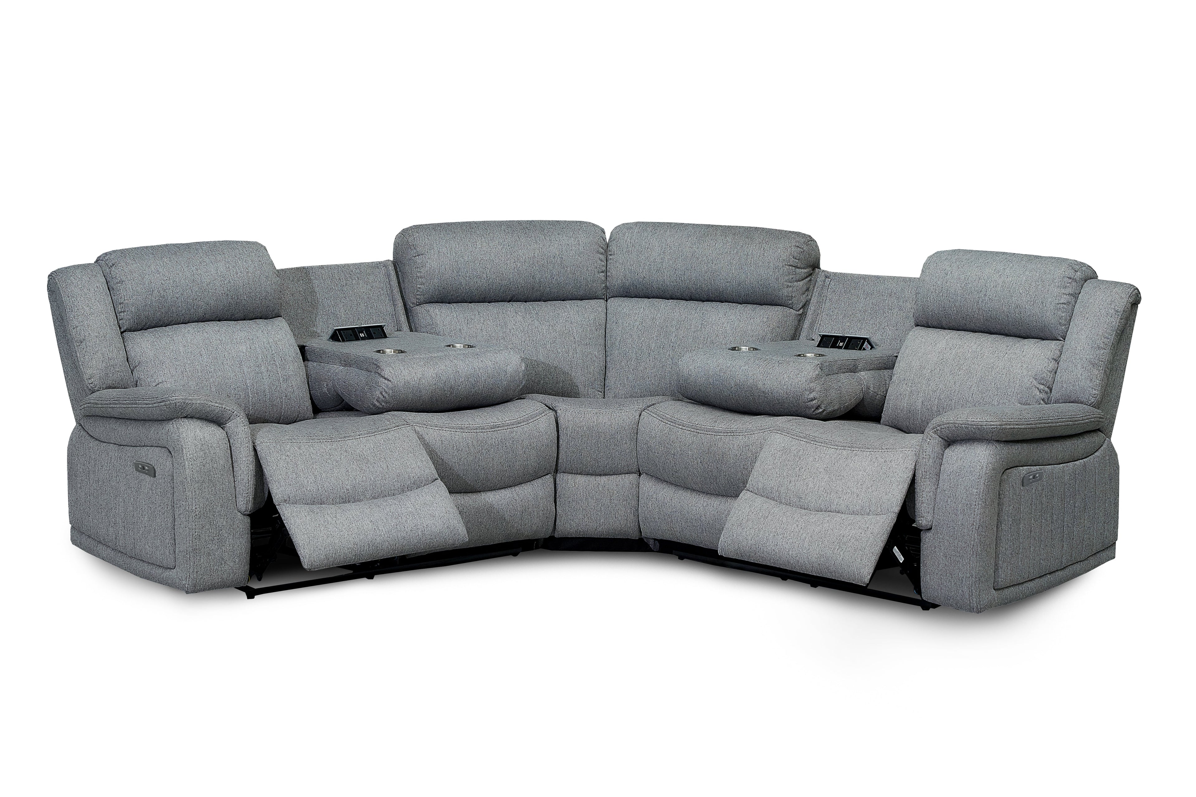 Elys Electric Recliner Large Sofa Corner