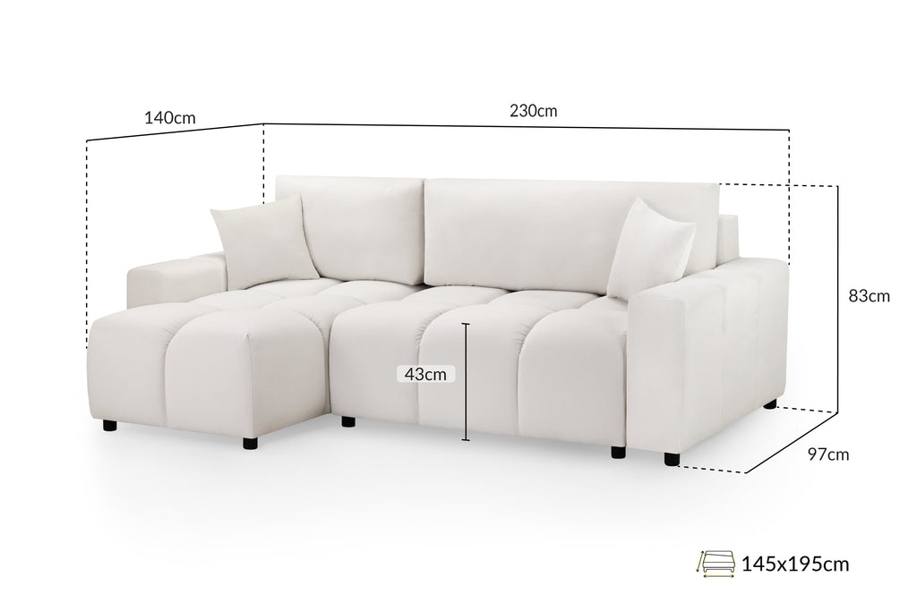 Luki Sofa Bed Universal Corner