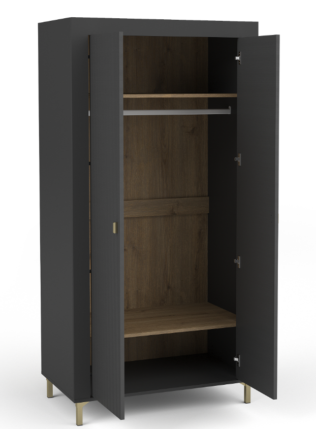 Mikado Double Wardrobe W96cm