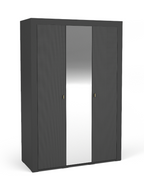 Mikado Triple Door Wardrobe with Mirror W137cm