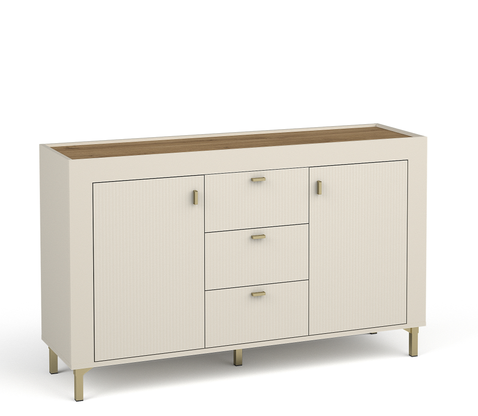 Mikado 2 Door 3 Drawer Sideboard W137cm