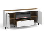 Mikado Sideboard with Fireplace W177cm