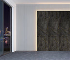 Wall Panel (Marble Effect Board) 07 - Black & Gold Marble