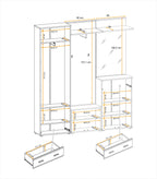 Malco Hallway Set 3 W180cm