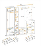 Malco Hallway Set 4 W210cm