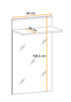 Malco Hallway Mirror with Shelf W60cm