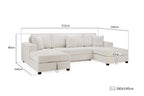 Milan Sofa Bed U Shape Corner