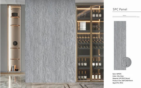 Wall Panel (Marble Effect Board) 07 - Mix Grey Marble