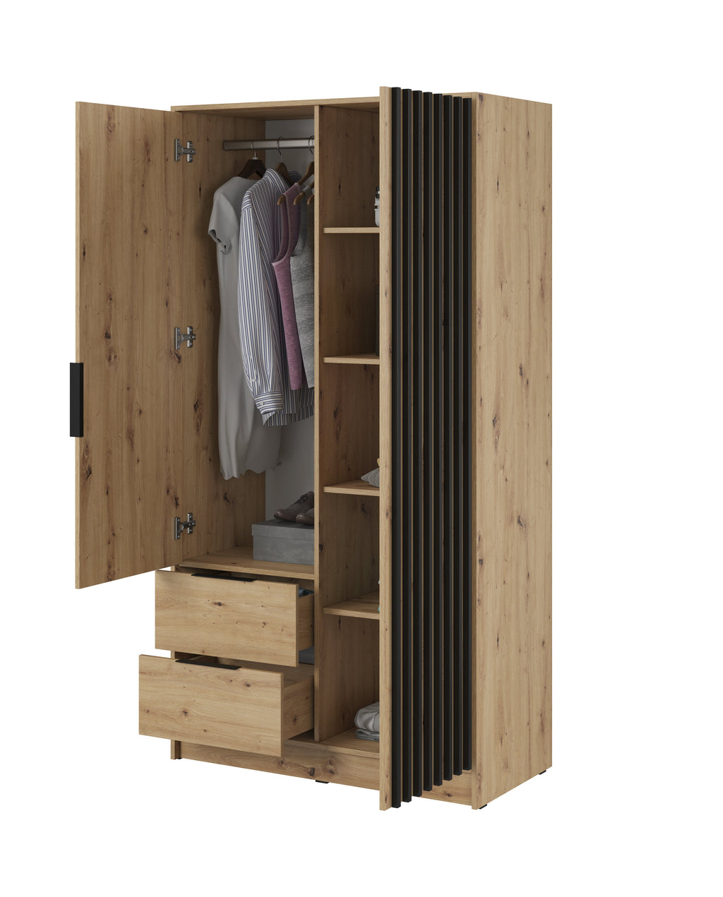 Orla 2 Door Wardrobe W105cm