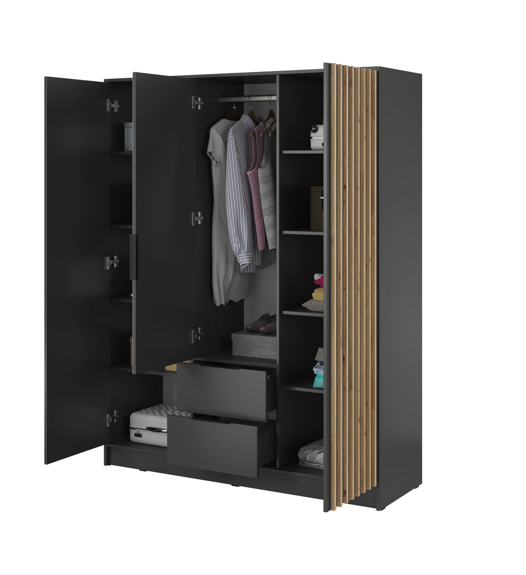 Orla 3 Door Wardrobe W155cm