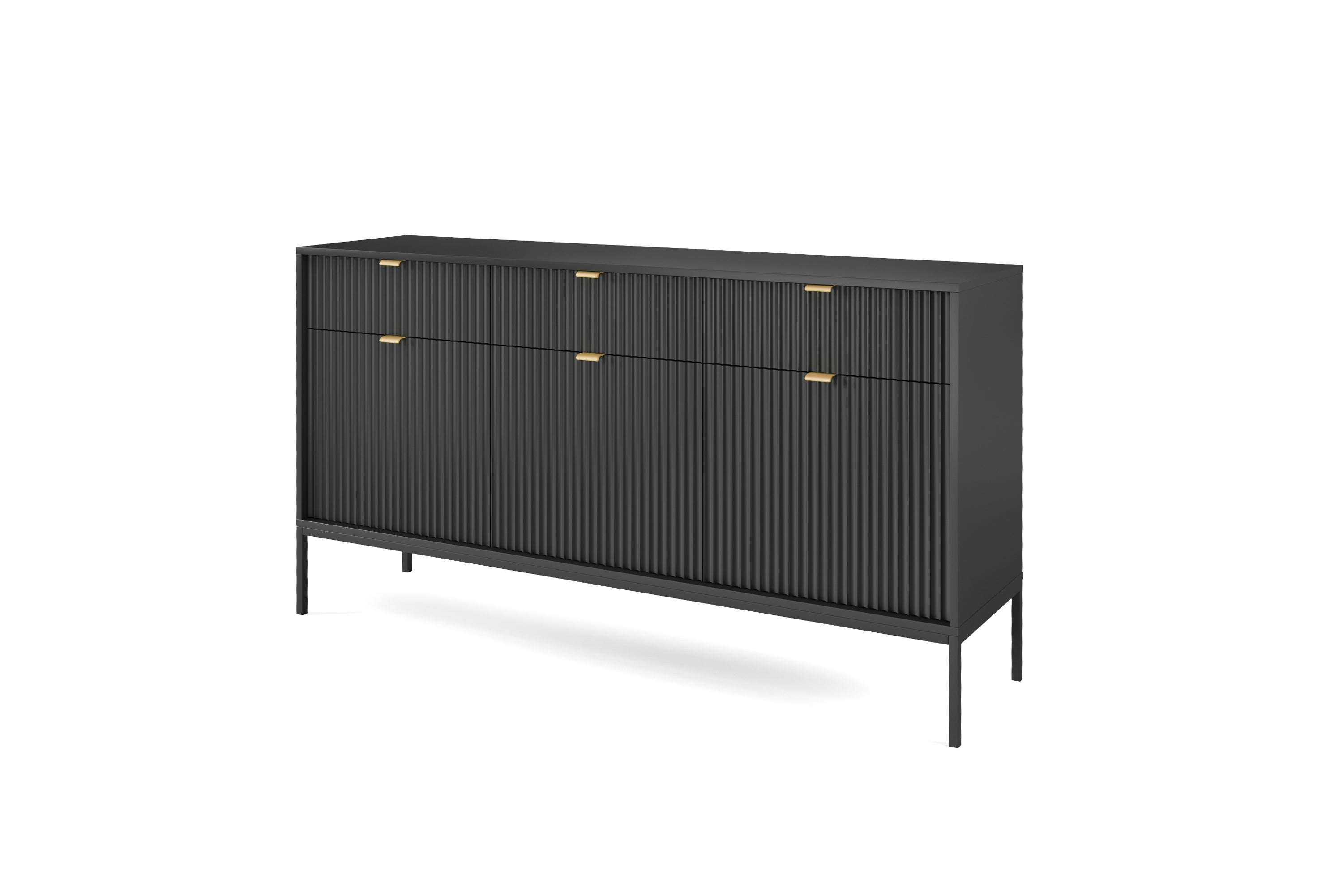 Ridge 3 Drawer 3 Door Sideboard W154cm