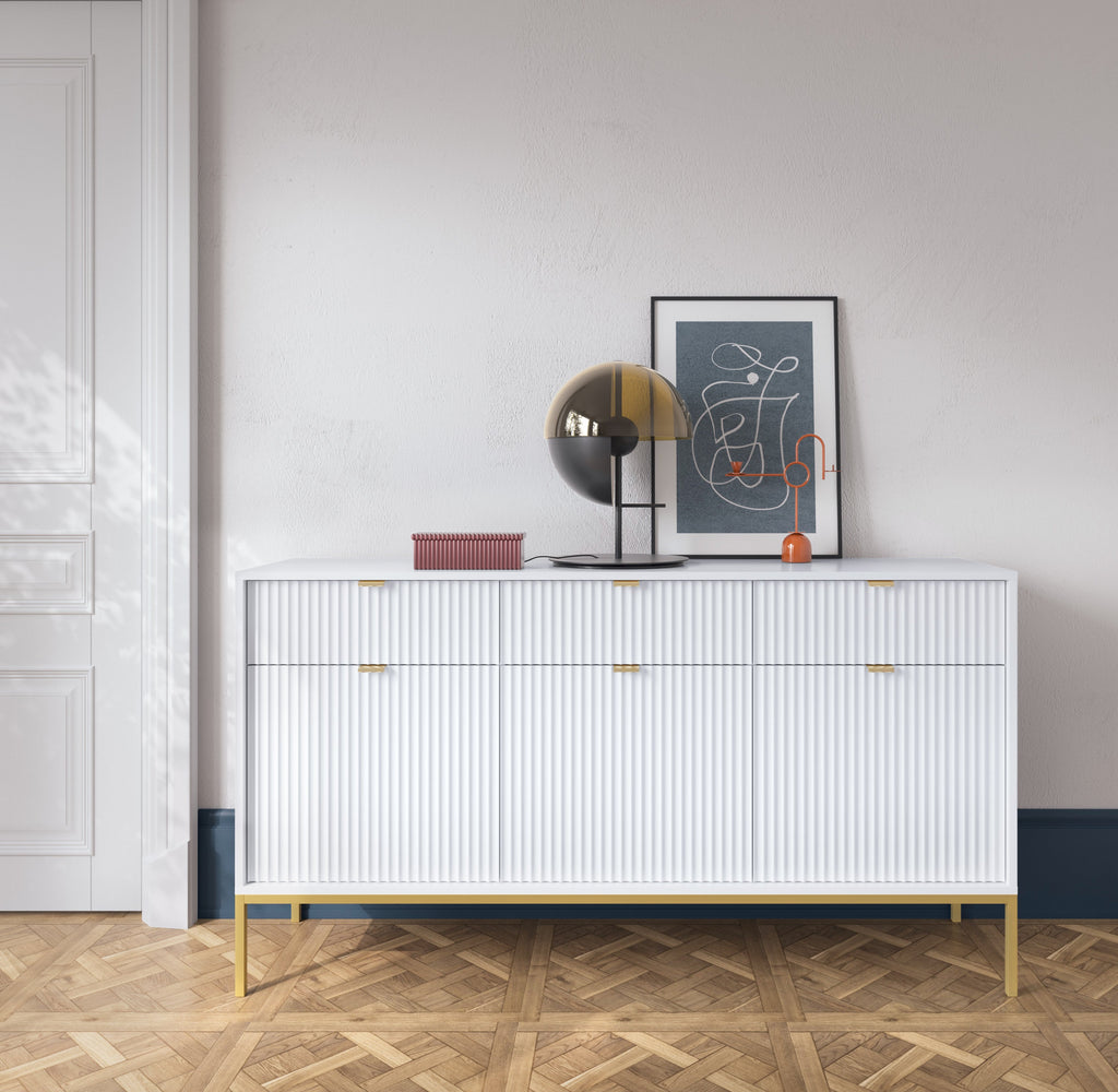 Ridge 3 Drawer 3 Door Sideboard W154cm